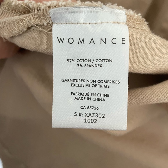 WOMANCE Beige Denim Jacket, Oversized Medium - Picture 13 of 14